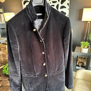 John Varvatos Black Velvet Blazer